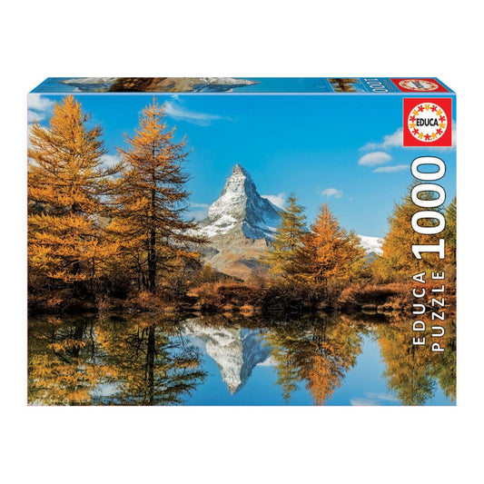 Educa Matterhorn Mountain in Autumn Jigsaw Puzzle