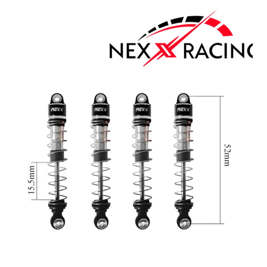 Nexx Racing Oil Shock (4 pcs) for 1/24 SCX24 52mm