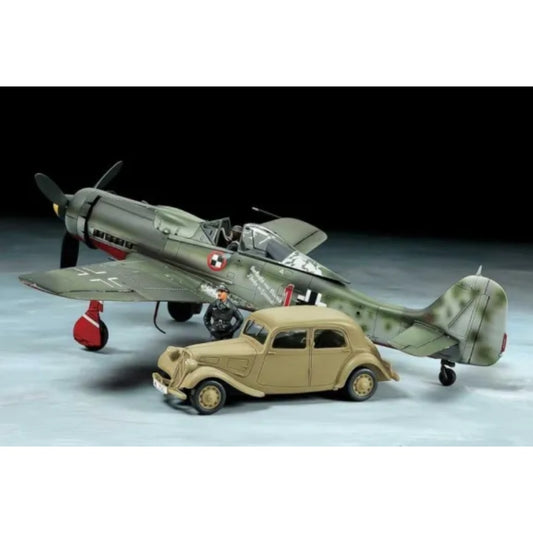 Tamiya FW190 D-9 JV44 & 4x4 LV 1:48 Plastic Model Kit