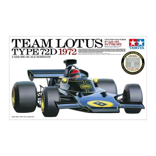 Tamiya 12046 Team Lotus Type 72D 1972 1:12 Model Kit