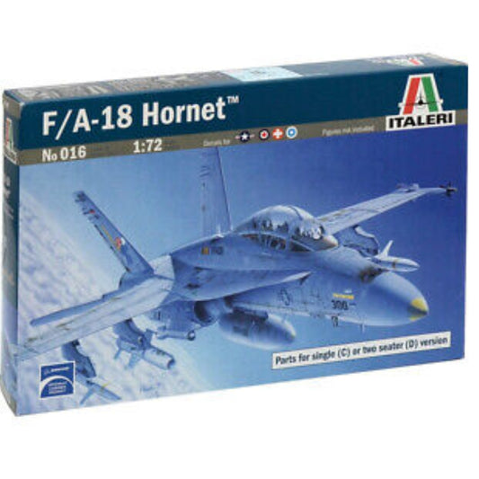 Italeri F/a-18 Hornet Airplane Plastic Model Kit