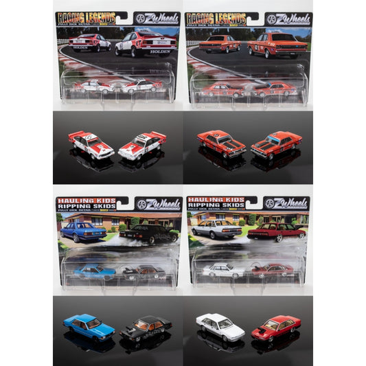 Oz Wheels 1/64 FSD Twin Sets sealed cardboard box containing eight diecast twin packs.