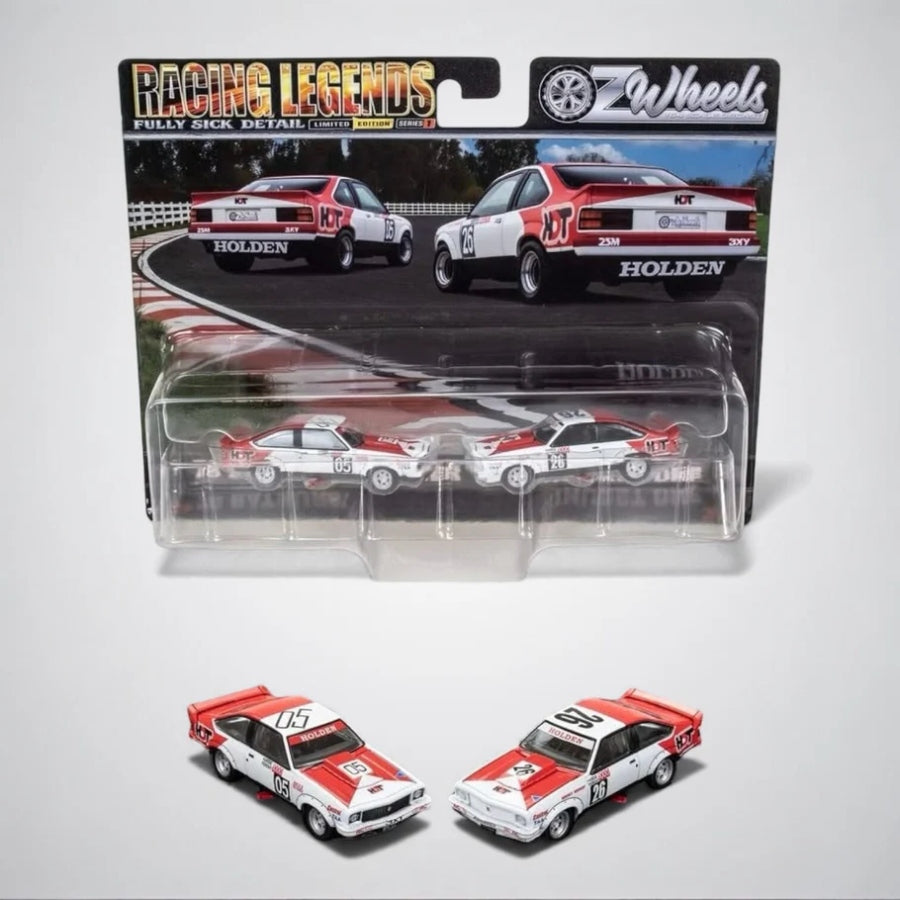 Oz Wheels 1/64 Holden HDT A9X Torana Twin Pack diecast collectible model cars.