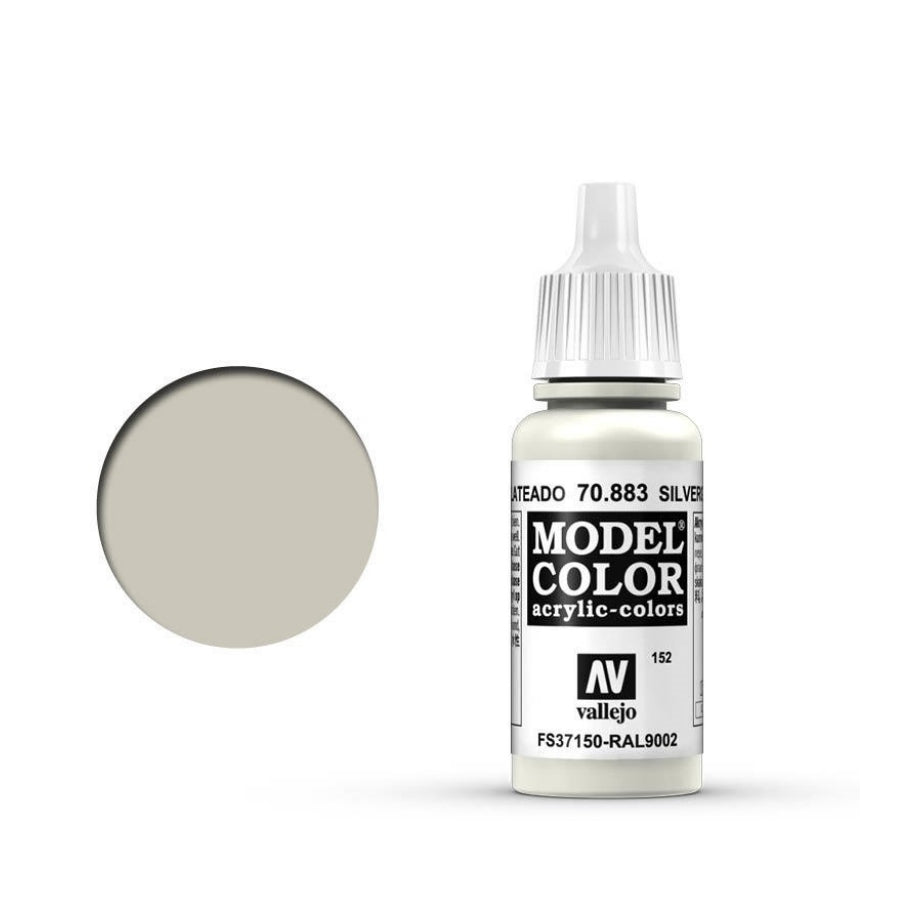 Vallejo Model Colour #152 Silvergrey 17 ml Acrylic Paint