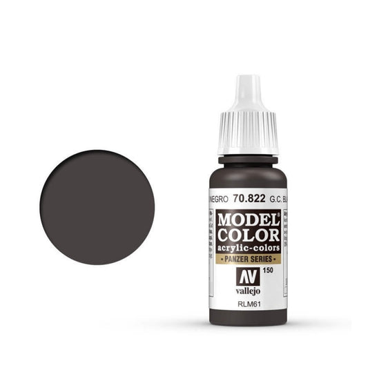 Vallejo Model Colour #150 German Cam Black Brown 17 ml Acrylic Paint