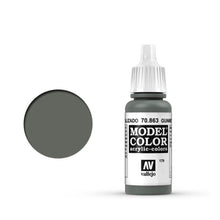 Vallejo Model Colour #179 Metallic Gunmetal Grey 18 ml Acrylic Paint