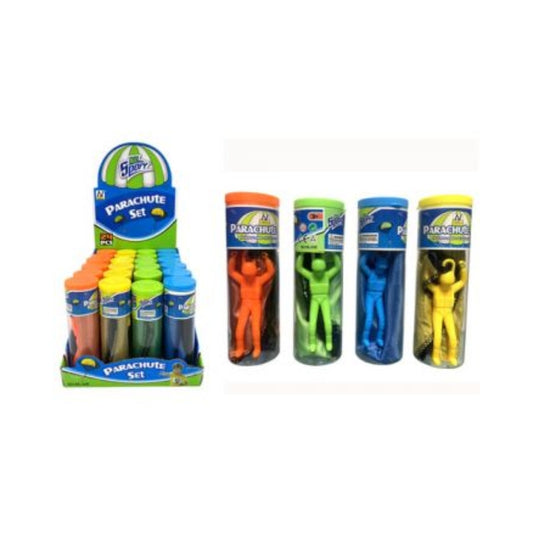 Parachute Man toy – assorted floating figure with parachute