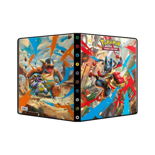 Pokémon TCG Mega Evolution 9-Pocket Portfolio – trading card binder with Mega Evolution artwork, holds up to 180 cards.