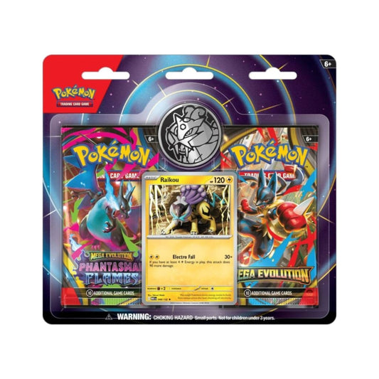 Pokémon Mega Evolution Perfect Order 2 Booster Blister Pack assorted styles.