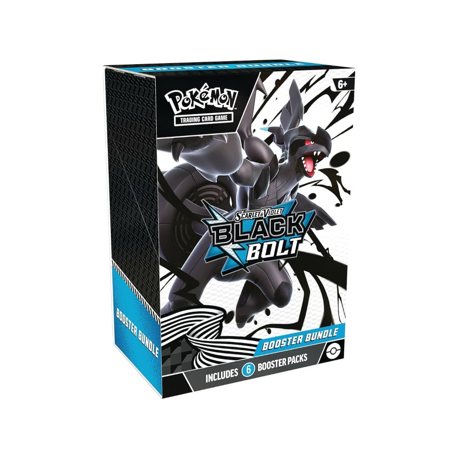 Pokémon TCG Scarlet & Violet 10.5 Black Bolt Booster Bundle Set – trading card game expansion packs.
