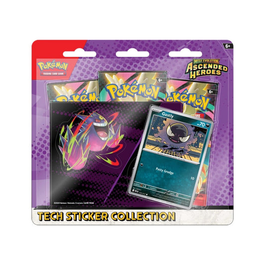 Pokémon TCG Ascended Heroes Tech Sticker Blister assorted pack.