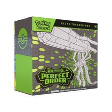 Pokemon Perfect Order Elite Trainer Box ETB sealed Pokemon TCG set with booster packs and accessories collectible product