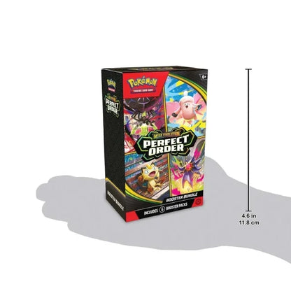 Pokémon TCG Perfect Order Booster Bundle sealed box.