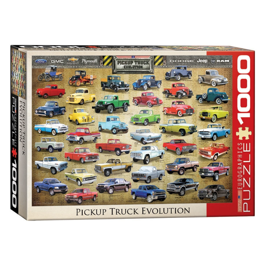 Eurographics - Pick-up Truck Evolution Puzzle 1000pc