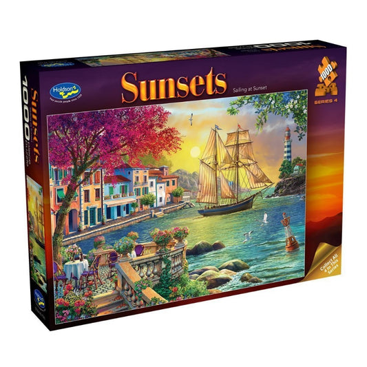 Holdson - Sunsets, Sailing at Sunset Puzzle 1000pc