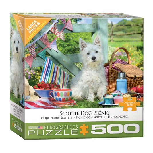 Eurographics - Westie Dog Picnic 500 pcs Puzzle