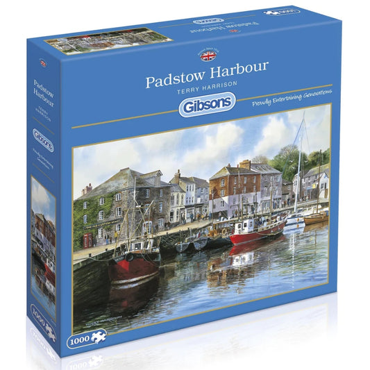 Gibson - Padstow Harbour 1000pcs Puzzle