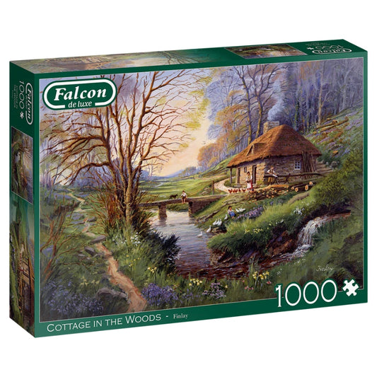 Falcon - Cottage in the Woods 1000 Piece Jigsaw Puzzle