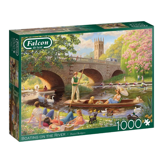 Falcon Deluxe Boating on the River Jigsaw Puzzle (1000 Pieces)