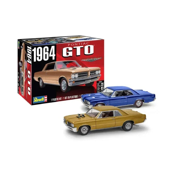 Revell 1:24 1964 Pontiac GTO 14574 plastic model kit classic American muscle car scale model