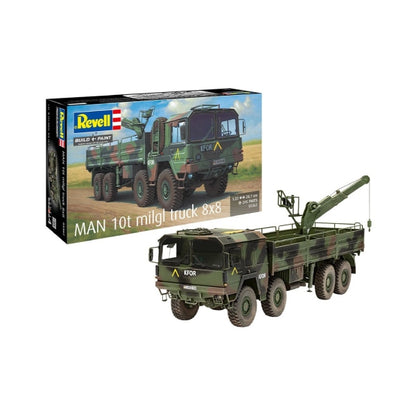 Revell 1:35 MAN 10T MILGL Truck 8x8 03367 plastic model kit military vehicle transport truck scale model