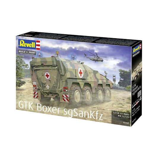 Revell 1/72 GTK Boxer SGSANKFZ military vehicle model kit