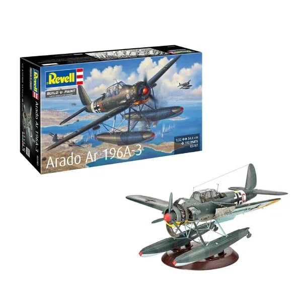 Revell 1:32 Arado AR 196A-3 seaplane 03787 plastic model kit WWII aircraft floatplane scale model