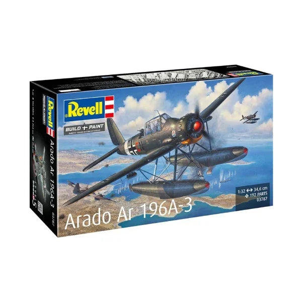 Revell 1:32 Arado AR 196A-3 seaplane 03787 plastic model kit WWII aircraft floatplane scale model