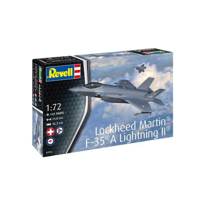 Revell 1:72 F-35A Lightning II with Australian decals plastic model kit modern stealth fighter aircraft scale model