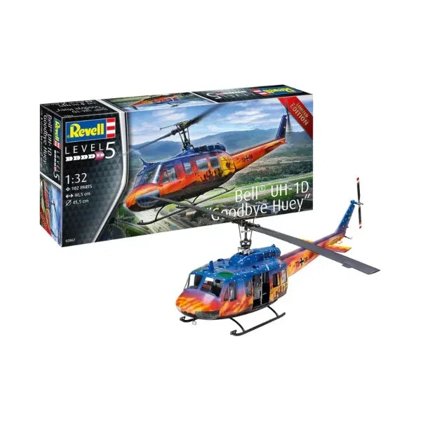 Revell 1:32 Bell UH-1D Goodbye Huey 03867 plastic model kit military helicopter aircraft scale model