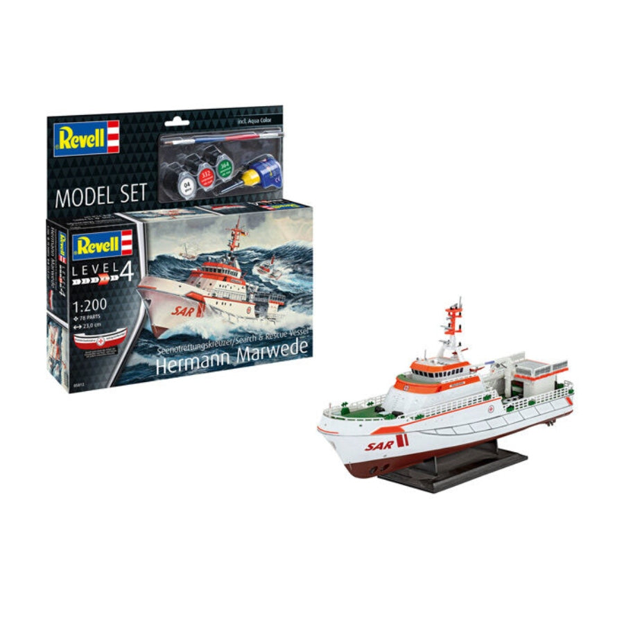 Revell Hermann Marwede 1/200 Model Set