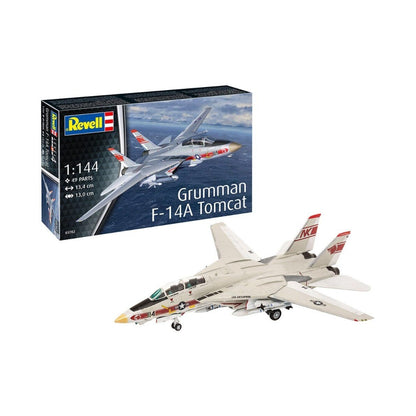 Revell Grumman F-14A Tomcat 1:144 scale model kit 03782 box.