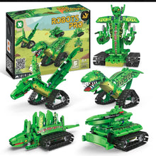 Robots Pro Block Building Dinosaur – STEM building toy for kids that combines robots, dinosaurs, and creative construction play.