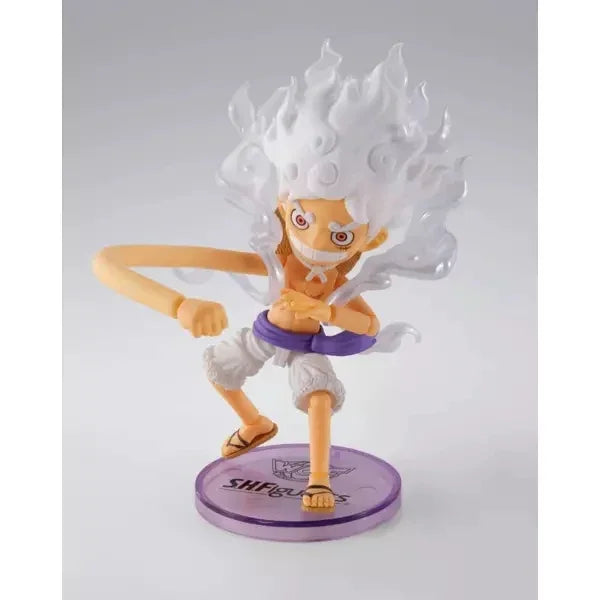 S.H.Figuarts Monkey D Luffy Gear 5 One Piece collectable figure.