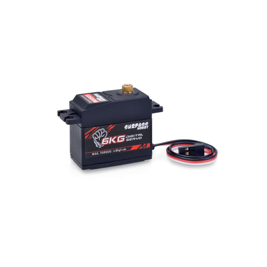 Surpass 6KG S0600M Metal Gear Servo SUR-860010-08 – compact RC servo with durable metal gears.