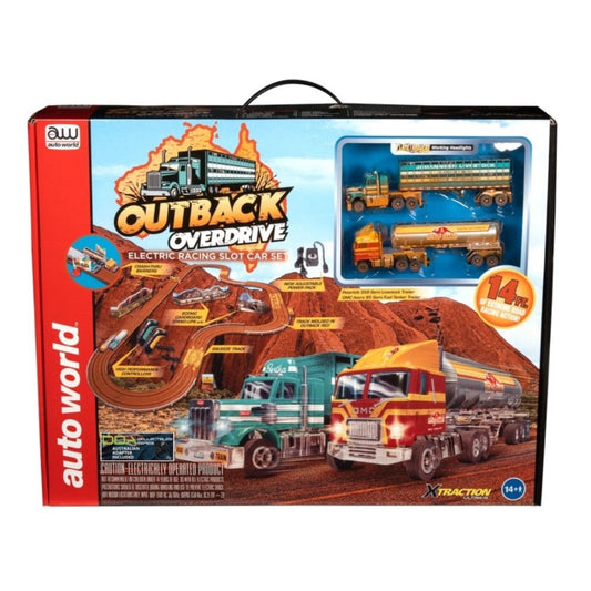 DDA Outback Overdrive Truckers 14' Slot Car Set