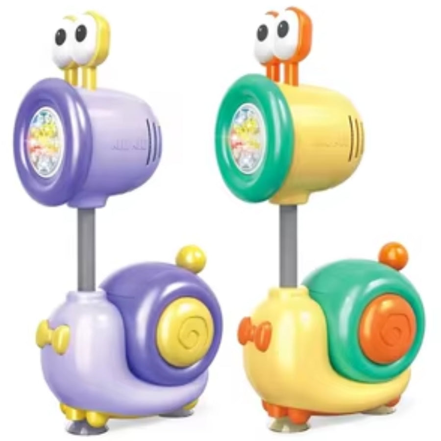 Snail Shape Bubble Blower Toy – cute battery-operated bubble maker for kids that blows bubbles for outdoor fun and playtime.