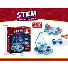 STEM Magnetic Science Kit for Kids – educational magnetism experiment toy for learning physics, attraction, and repulsion through hands-on science play.