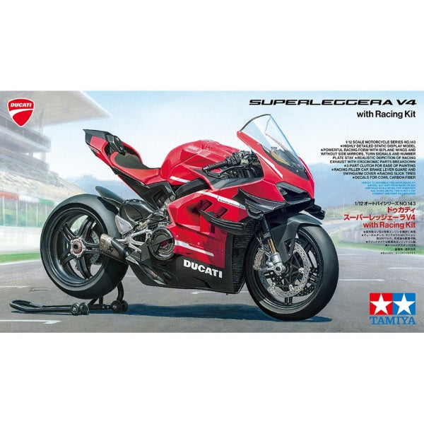 Tamiya 1/12 Ducati Superleggera V4 with Racing Kit motorcycle model kit