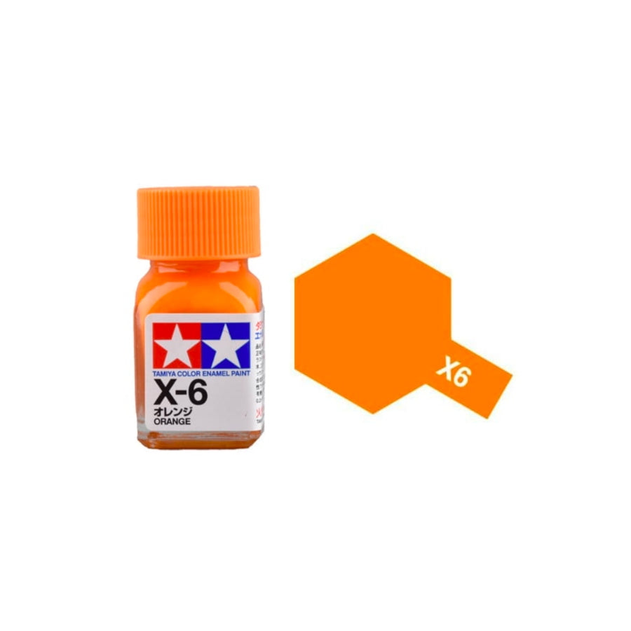 Tamiya - Mini Enamel Paint Orange x-6