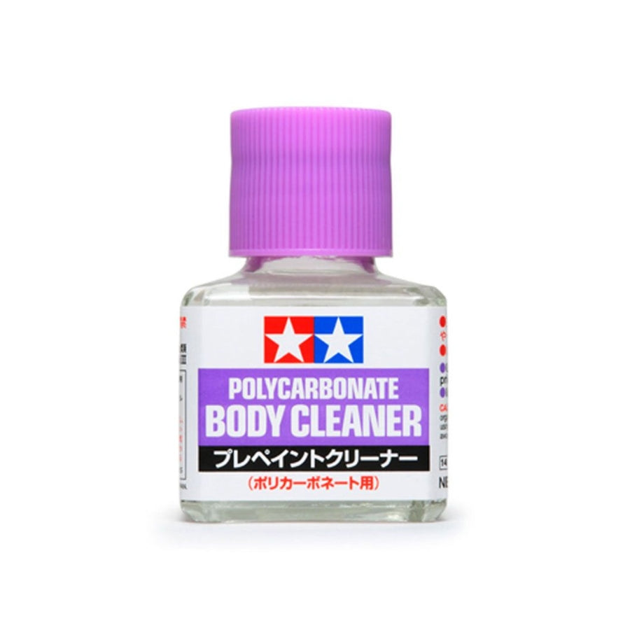 Tamiya Polycarbonate Body Cleaner 40 ml bottle — cleaner for RC Lexan bodies