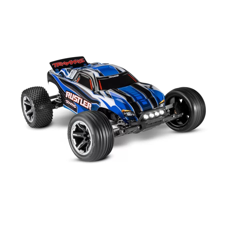Traxxas 37054-61 Rustler 2wd XL-5 Brushed With Led Lights