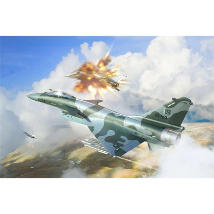 Trumpeter 1:72 PAF J-10CE and IAF Rafale 2-in-1 aircraft plastic model kit box.