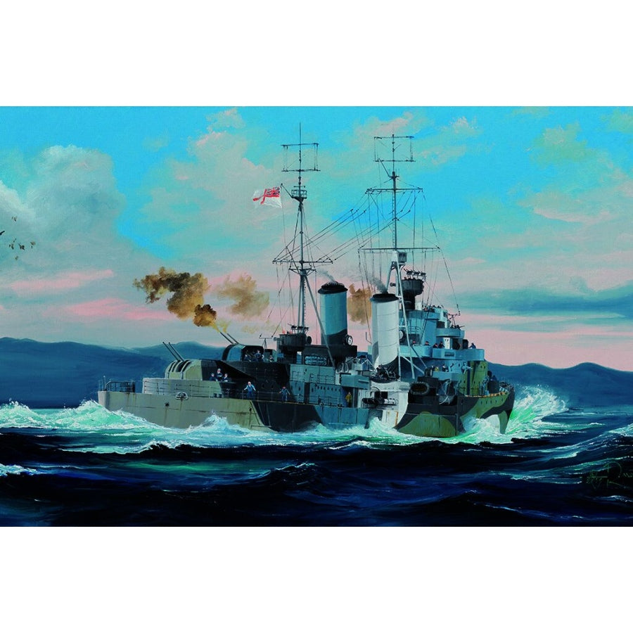 Trumpeter HMS Scylla 1:350 scale ship model kit 05368 box.