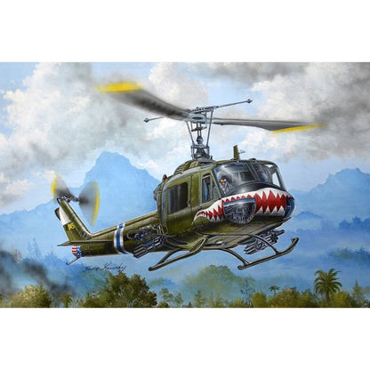 Trumpeter UH-1B Huey Gunship 1:35 scale helicopter model kit 05112 box.