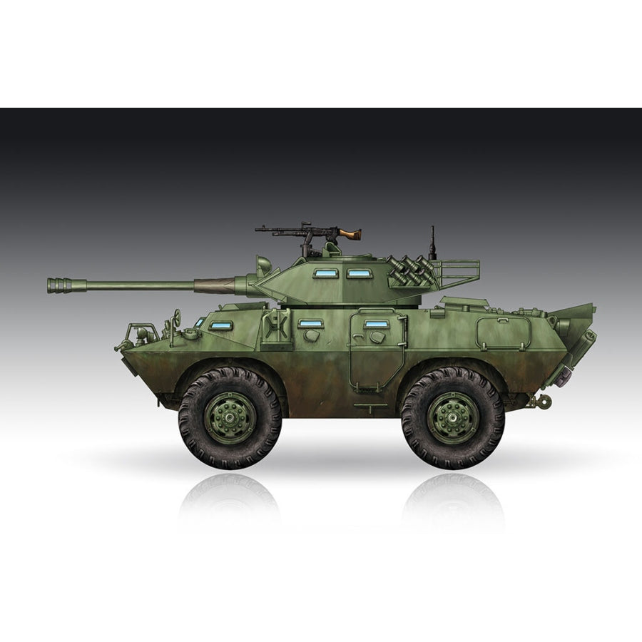 Trumpeter 1:72 LAV-150 Commando AFV with Cockerill 90mm gun plastic model kit TR07443 box.