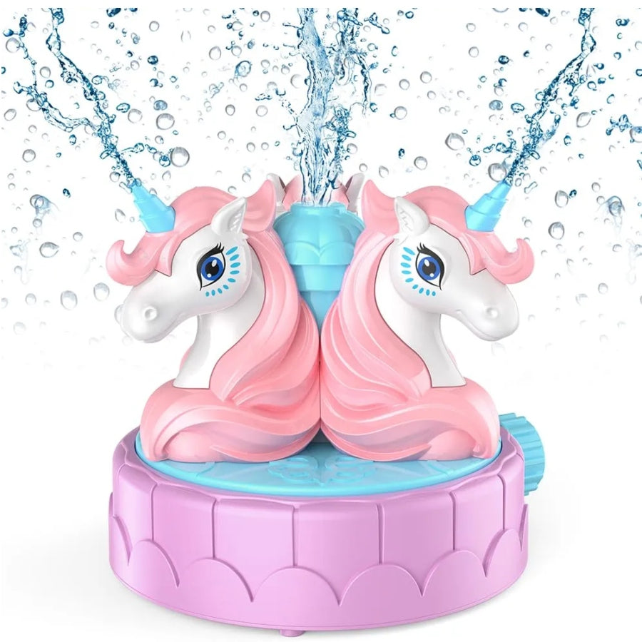 Unicorn Sprinkler outdoor water toy – colourful, magical kids’ summer sprinkler for fun backyard play.