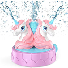 Unicorn Sprinkler outdoor water toy – colourful, magical kids’ summer sprinkler for fun backyard play.