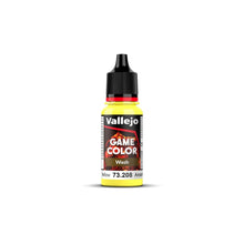 Vallejo Game Colour Wash Yellow  18ml Acrylic Paint - New Formulation