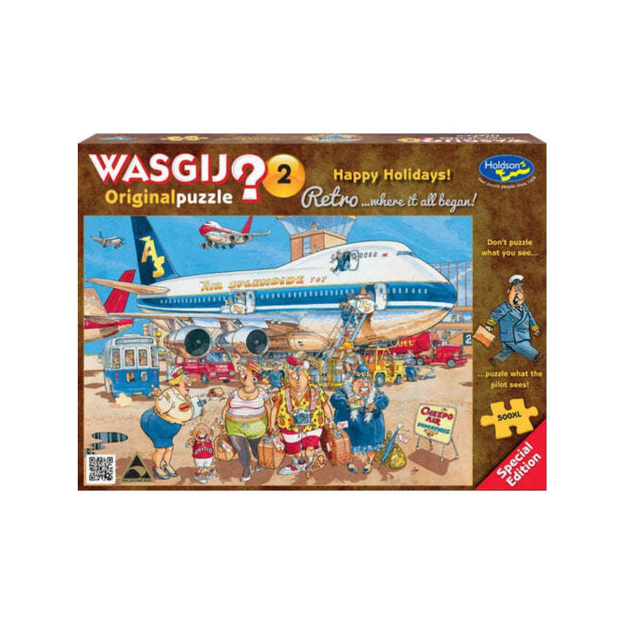 WASGIJ? Original Puzzle Retro #2 – Happy Holidays! 500XL Piece Jigsaw Puzzle